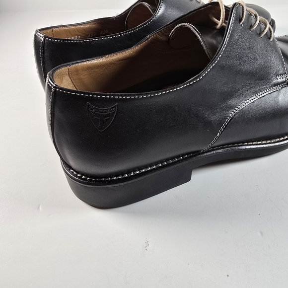 Michael Toschi Oxfords Mens 10.5 Black CIS Equipped Carbonlite Leather Shoes